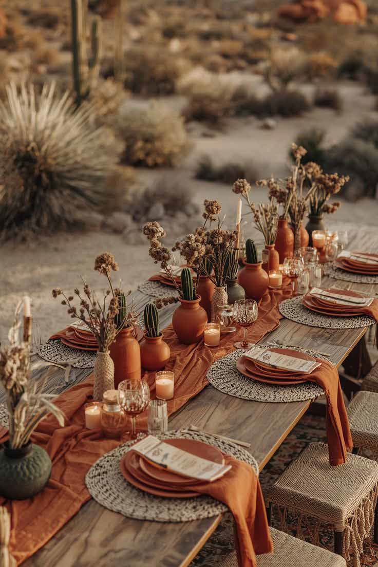 Mesa en el desierto